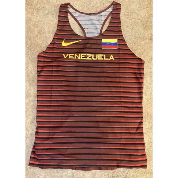 Nike Pro Elite Track Singlet Venezuela Red Olympic Women Size Small CI8142-XXX - Picture 1 of 10